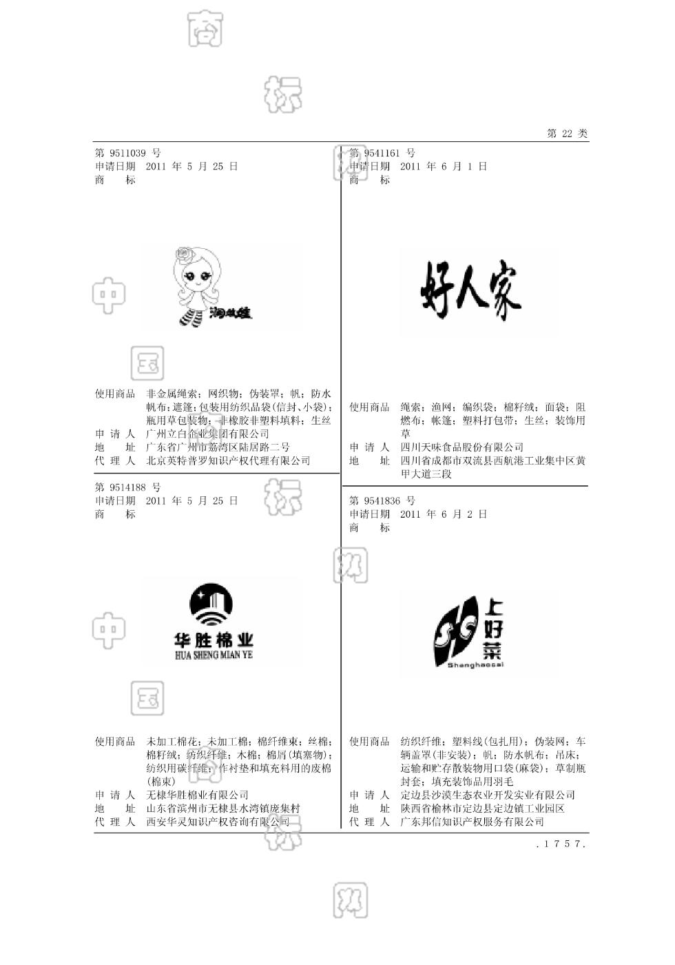 好人家商标与纺织品遮篷关联性探析